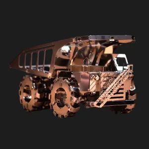 Колекційна механічна модель Metal Time Quarry Transporter (MT014)