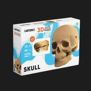 Картонный 3D пазл-конструктор Cartonic Череп (Skull) (CARTSKUL)
