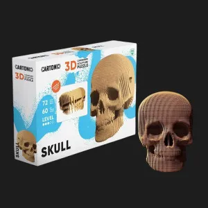 Картонный 3D пазл-конструктор Cartonic Череп (Skull) (CARTSKUL)