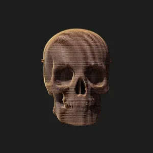 Картонный 3D пазл-конструктор Cartonic Череп (Skull) (CARTSKUL)