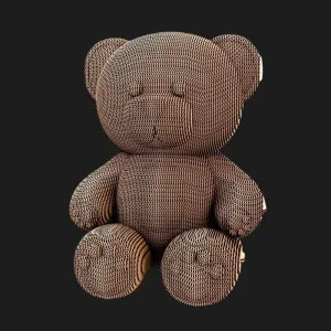 Картонный 3D пазл-конструктор Cartonic Плюшевый Мишка (Teddy bear) (CARTTEDDY)