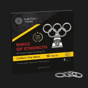 Колекційна модель-конструктор Metal Time Олімпійські кільця Rings of Strength (MT021Y)