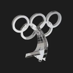 Колекційна модель-конструктор Metal Time Олімпійські кільця Rings of Strength (MT021Y)