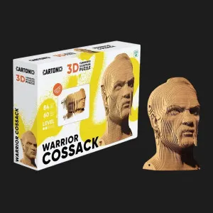 Картонный 3D-пазл-конструктор Cartonic Козак (Cossack Warrior) (CARTCOSS)
