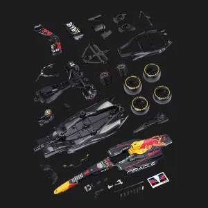 Авто-конструктор Bburago — Oracle Red Bull Racing RB19 в ассортименте (1:24) (18-28507)