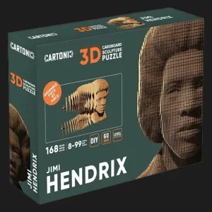 Картонний 3D пазл-конструктор Cartonic JIMI H (CARTMJMH)