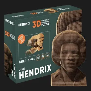 Картонний 3D пазл-конструктор Cartonic JIMI H (CARTMJMH)