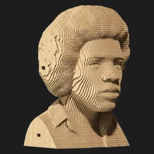 Картонний 3D пазл-конструктор Cartonic JIMI H (CARTMJMH)
