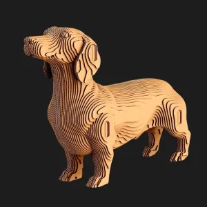 Картонный 3D-пазл-конструктор Cartonic Такса (Dachshund) (CARTDACH)