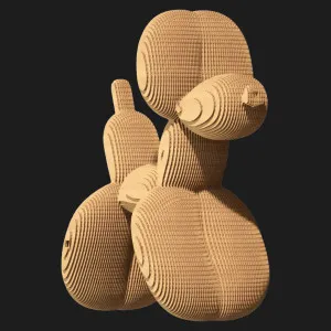 Картонный 3D-пазл-конструктор Cartonic Balloon dog (CARTBAL)