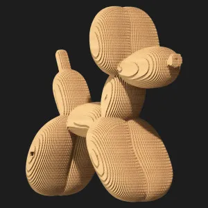 Картонный 3D-пазл-конструктор Cartonic Balloon dog (CARTBAL)