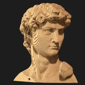 Картонный 3D пазл-конструктор Cartonic Давид (David) (CARTDAV)