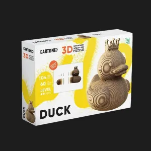 Картонный 3D-пазл-конструктор Cartonic Утка (Duck) (CARTDUCK)