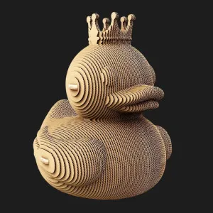 Картонный 3D-пазл-конструктор Cartonic Утка (Duck) (CARTDUCK)