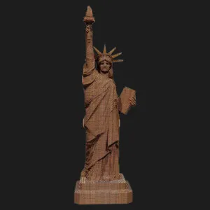 Картонный 3D пазл-конструктор Cartonic Статуя Свободы (Statue of liberty USA) (CARTLIBUS)