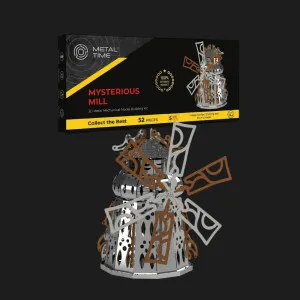 Колекційна модель-конструктор Metal Time Mysterious Mill Млин електронний двоколірний (MT054)