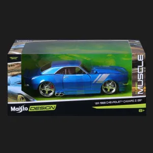 Автомодель Maisto 1968 Chevrolet Camaro Z/28, 1:24 (32508 blue)