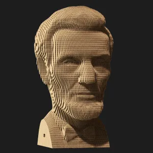 Картонний 3D пазл-конструктор Cartonic Абрагам Лінкольн (Lincoln) (CARTMLNC)