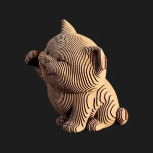 Картонний 3D пазл-конструктор Cartonic Maneki kitten (CARTMNMANE)