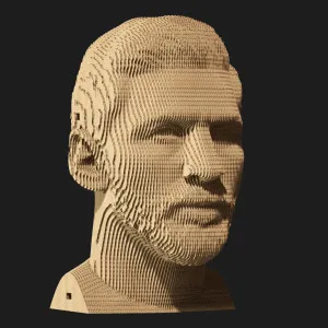 Картонный 3D пазл-конструктор Cartonic Лионель Месси (Lionel) (CARTMLMS)