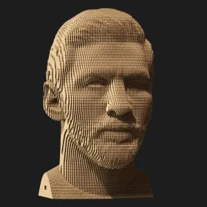 Картонный 3D пазл-конструктор Cartonic Лионель Месси (Lionel) (CARTMLMS)
