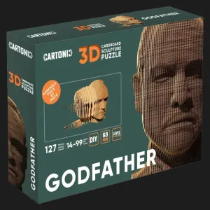 Картонный 3D-пазл-конструктор Cartonic Крестный отец (Godfather) (CARTMGDF)