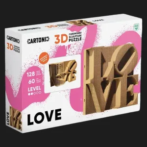 Картонный 3D пазл-конструктор Cartonic Любовь (Love) (CARTLOVE)