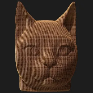 Картонный 3D пазл-конструктор Cartonic Кот (Cat) (CARTCAT)