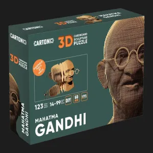 Картонный 3D пазл-конструктор Cartonic Махатма Ганди (Mahatma) (CARTMGDH)