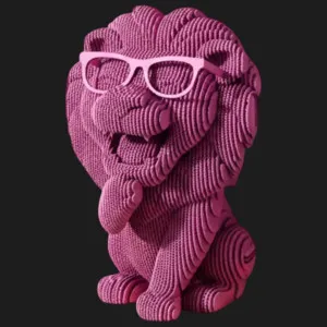 Картонний 3D пазл-конструктор Cartonic Лев (Collectible Lion) (CCARTLION)