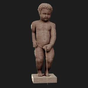 Картонный 3D пазл-конструктор Cartonic Мальчик-журчащий (Manneken Pis) (CARTPIS)