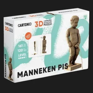 Картонный 3D пазл-конструктор Cartonic Мальчик-журчащий (Manneken Pis) (CARTPIS)