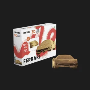 Картонный 3D пазл-конструктор Cartonic Ferrari (Ferrari) (CARTFER)