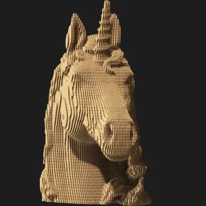 Картонний 3D пазл-конструктор Cartonic Єдиноріг (Unicorn) (CARTUNI)