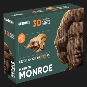 Картонный 3D пазл-конструктор Cartonic Мэрилин Монро (Marilyn) (CARTMMMN)