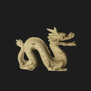 Картонный 3D пазл-конструктор Cartonic Дракон (Dragon) (CARTDRA)