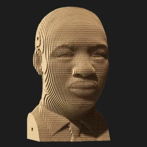 Картонный 3D пазл-конструктор Cartonic Мартин Лютер Кинг (MLK) (CARTMMLK)