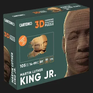 Картонный 3D пазл-конструктор Cartonic Мартин Лютер Кинг (MLK) (CARTMMLK)