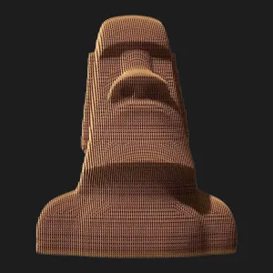 Картонный 3D пазл-конструктор Cartonic Моай (Moai) (CARTMOAI)