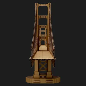 Картонный 3D-пазл-конструктор Cartonic Мост Золотые Ворота (Golden Gate Bridge) (CARTGGB)