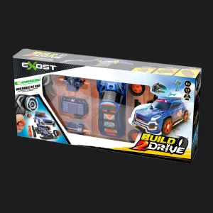 Игровой набор на р/у Silverlit Exost Build 2 Drive Super Sports 2,4 GHz (ГГц) (20702) (Blue)