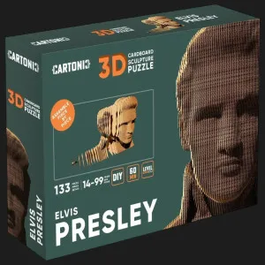 Картонный 3D-пазл-конструктор Cartonic Элвис Пресли (Elvis) (CARTMELV)