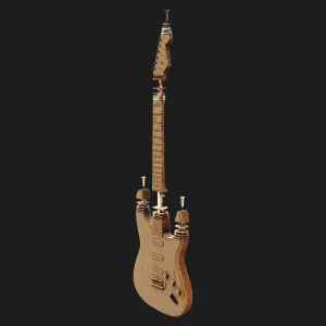 Картонный 3D-пазл-конструктор Cartonic Гитара (Guitar) (CARTGUITAR)