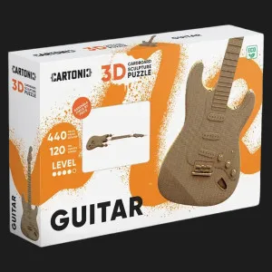 Картонный 3D-пазл-конструктор Cartonic Гитара (Guitar) (CARTGUITAR)