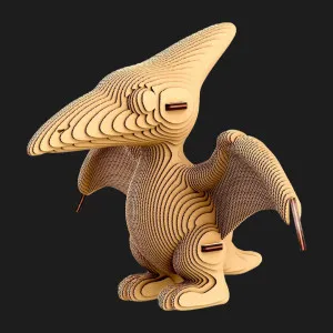 Картонный 3D пазл-конструктор Cartonic Птеродактиль (Collectible Pterodactyl) (CCARTPTERO)
