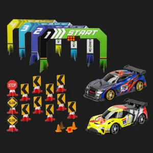 Игровой набор на р/у Silverlit Build 2 Drive Duo Pack Race Set 2,4 GHz (ГГц) (20705) (Blue/Yellow)