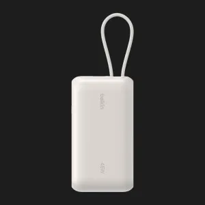 Зарядное устройство для Power Bank Belkin 10000мАh, 45W, с интегрированным кабелем USB-C (Sand) в Хмельницком