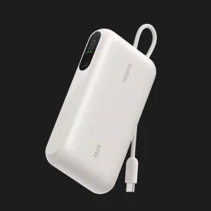 Зарядное устройство для Power Bank Belkin 10000мАh, 45W, с интегрированным кабелем USB-C (Sand) в Хмельницком