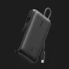 Зарядний пристрій Power Bank Belkin 10000мАh, 45W, з інтегрованим кабелем USB-C (Black)