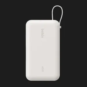 Зарядное устройство Power Bank Belkin 20000мАh, 45W, з інтегрованим кабелем USB-C (Sand) в Хмельницком